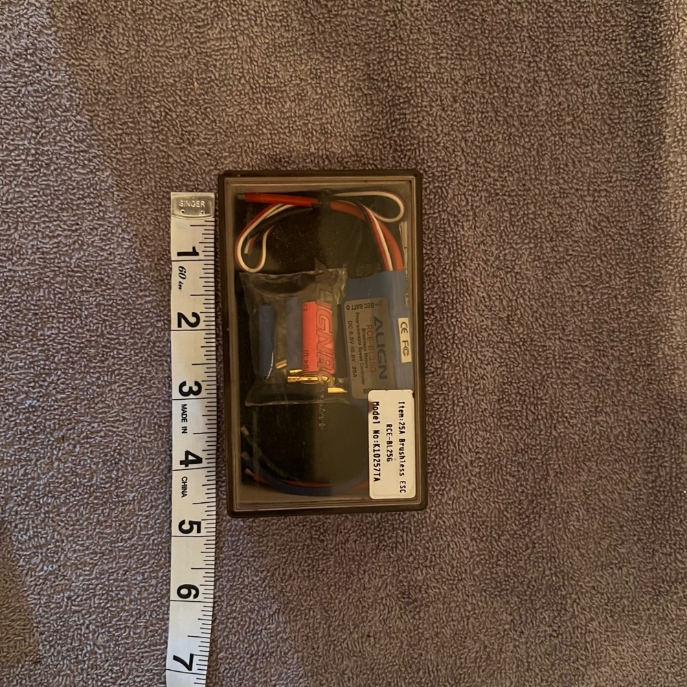 ALIGN RCE-BL25G Brushless ESC 25A‎ Electric Speed Controller Model K10257TA - Picture 4 of 6
